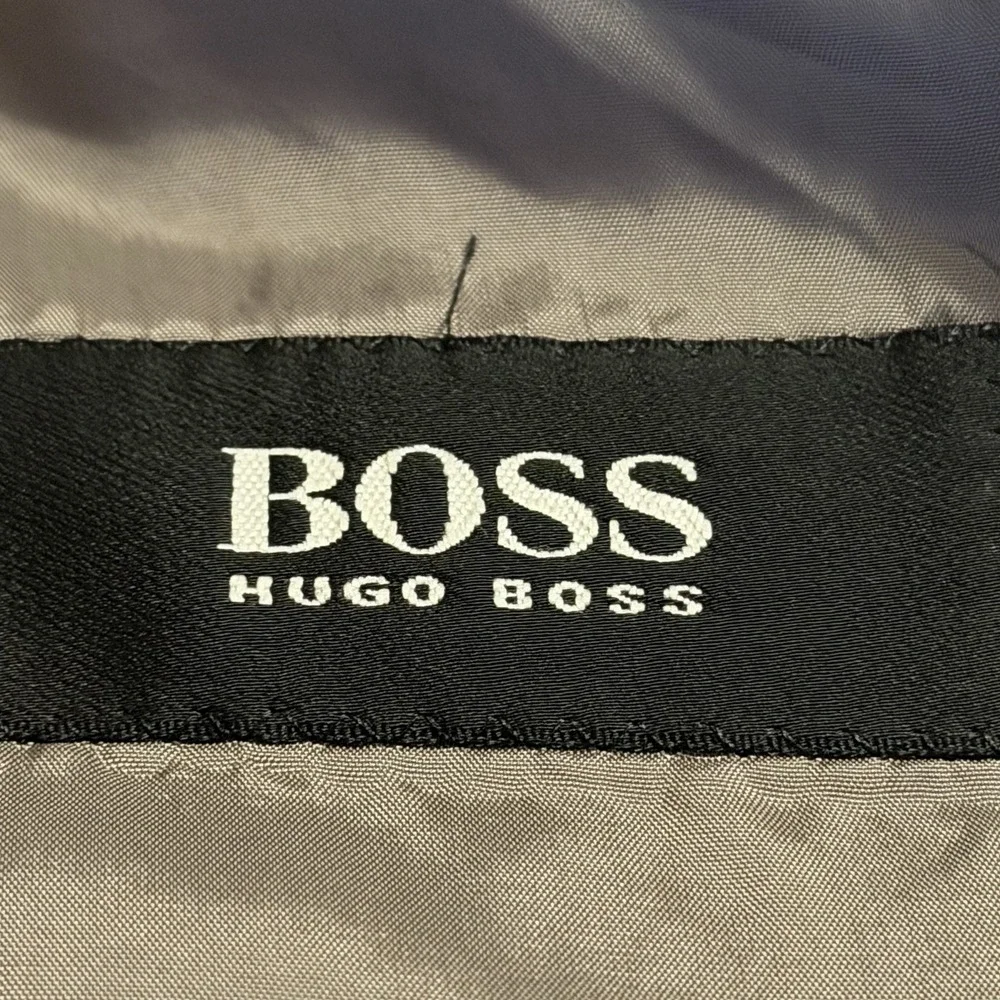 Hugo Boss Einstein Sigma US Sport Coat Blazer Men 40R‎ Gray 100% Virgin Wool USA